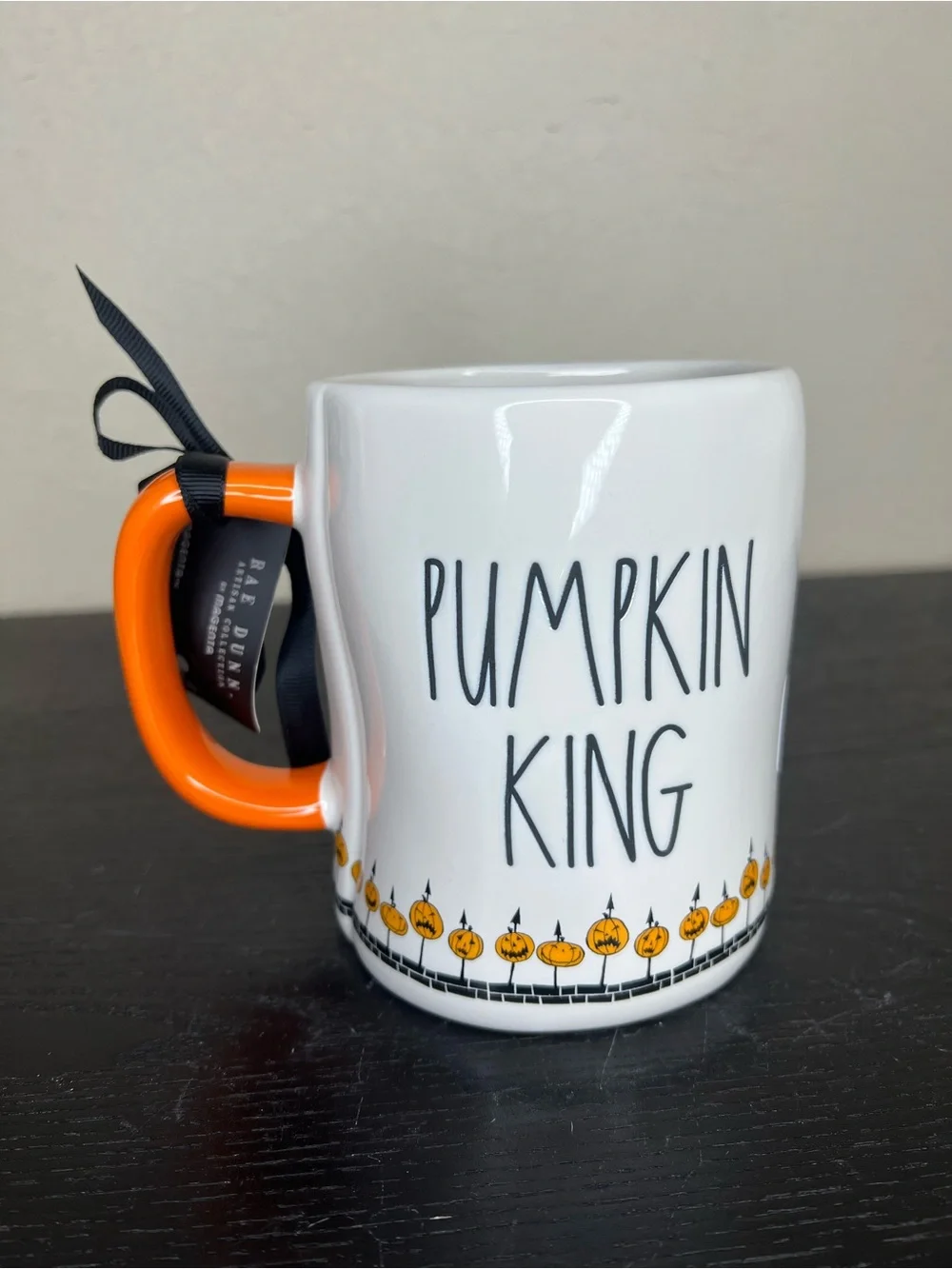 NEW Rae Dunn x Nightmare Before Christmas Jack Skellington ‘Pumpkin King’ Mug